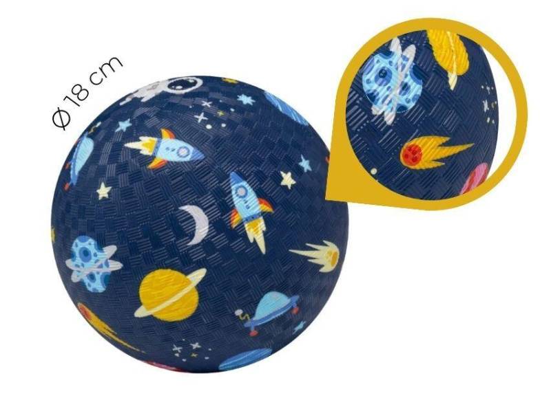 Cool Kidz - Ball 18 cm Weltall Kautschuk Cool Kidz - Ball 18 cm Weltall Kautschuk