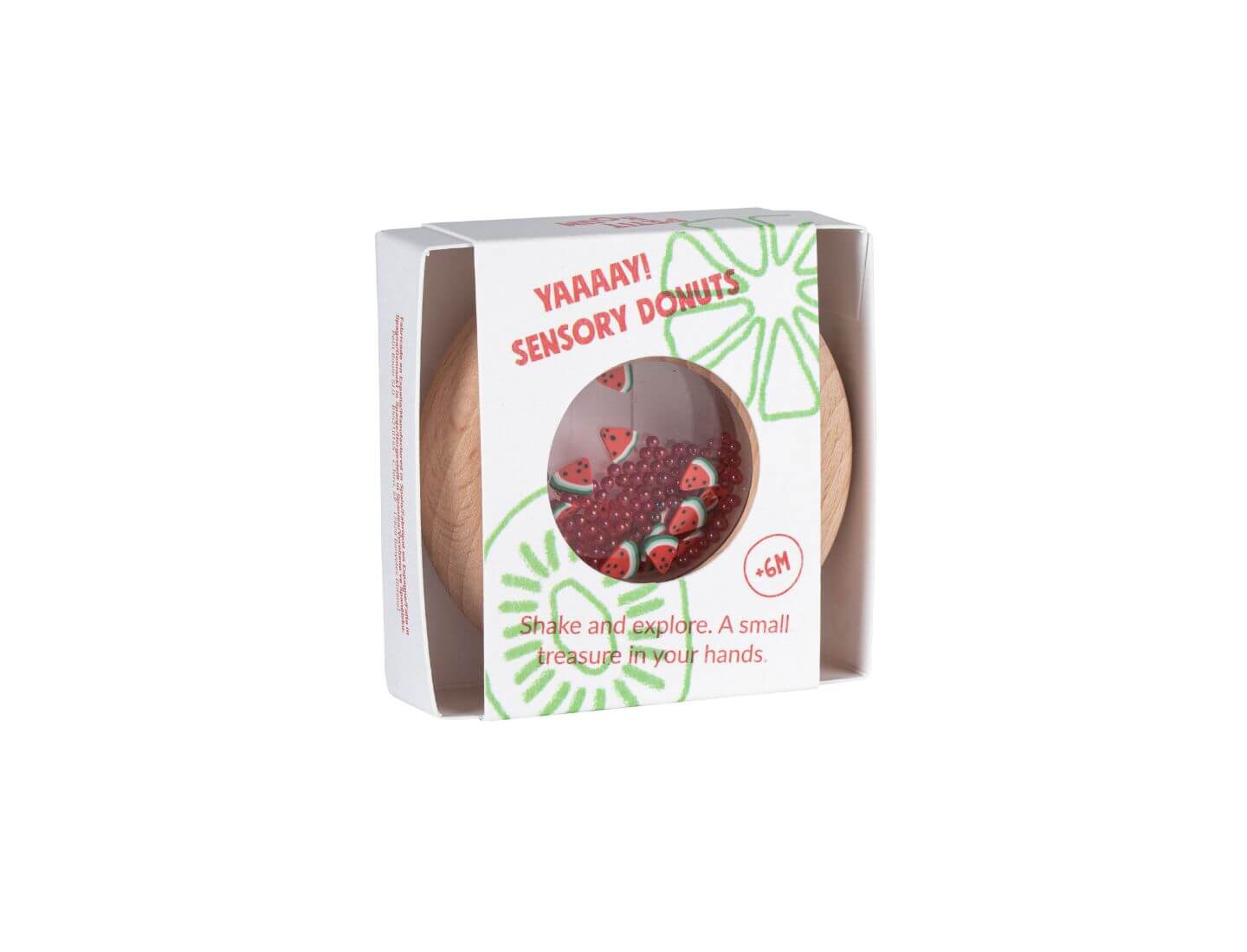Cool Kidz - Greifling Rassel Donut Watermelon