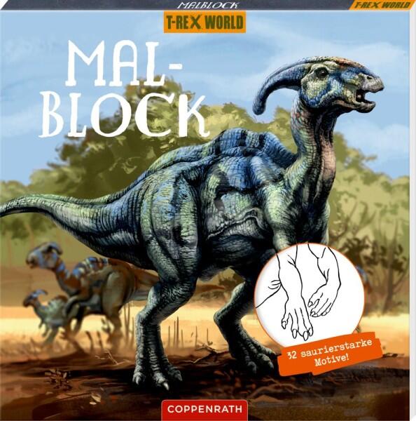 Coppenrath - Malblock-T-Rex World (32 saurierstarke Motive)
