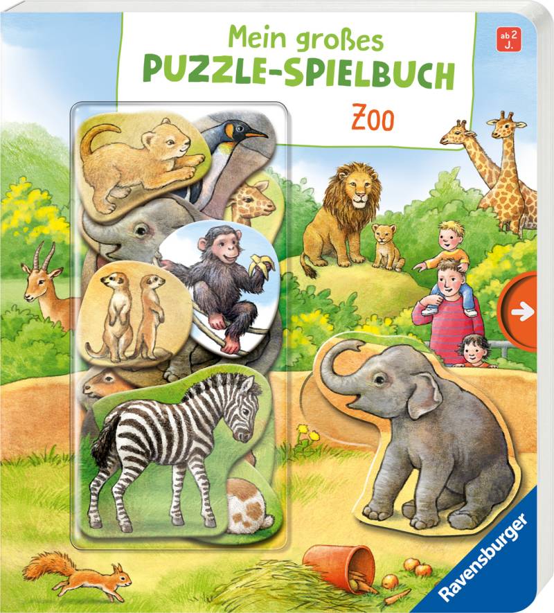 Ravensburger - Puzzle-Spielbuch Zoo
