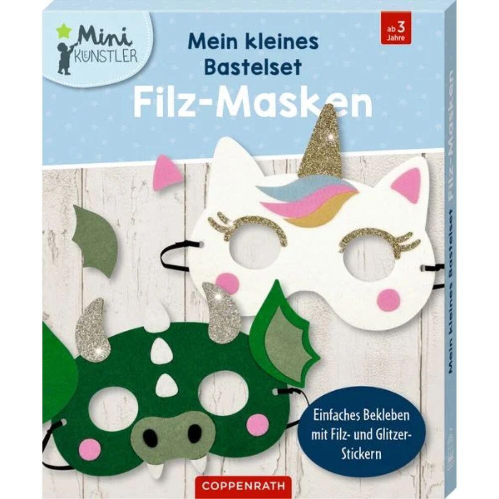 Coppenrath - Mein kleines Bastelset- Filz Masken Einho.& Drache Coppenrath - Mein kleines Bastelset- Filz Masken Einho.& Drache
