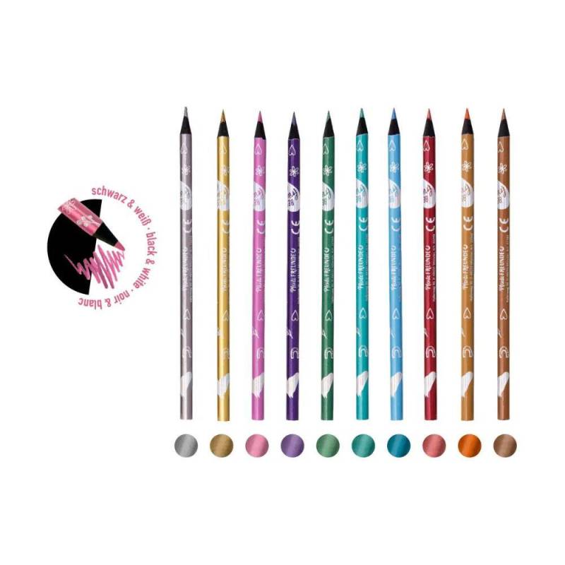 Coppenrath - Metallic-Buntstifte - Pferdefreunde