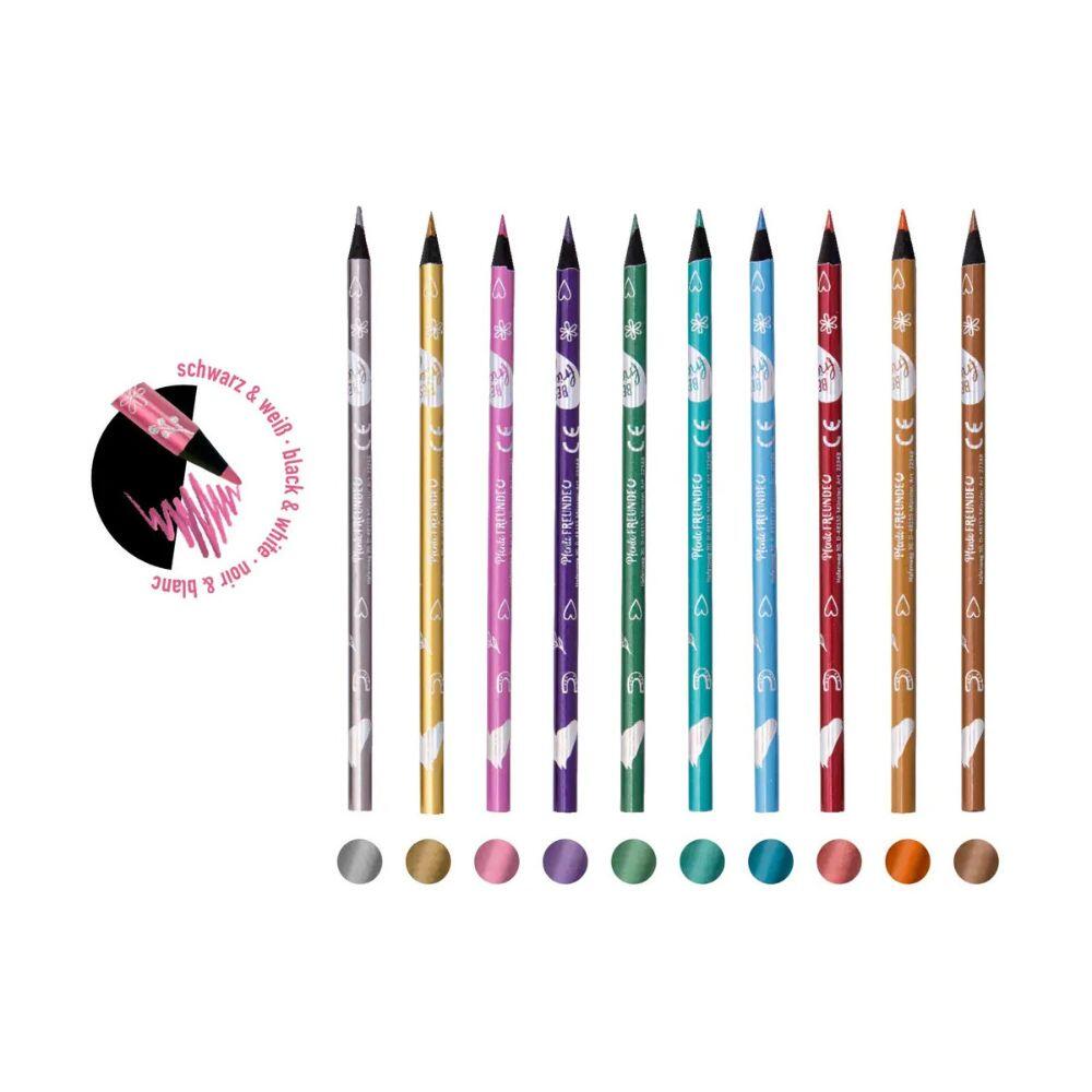 Coppenrath - Metallic-Buntstifte - Pferdefreunde