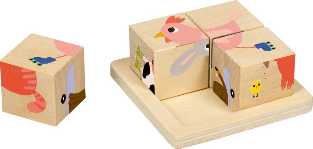 Coppenrath - Würfelpuzzle Bauernhof - Spiegelburg minis