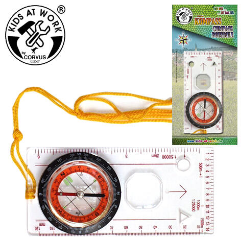 Corvus - Kompass mit Lineal + Lupe