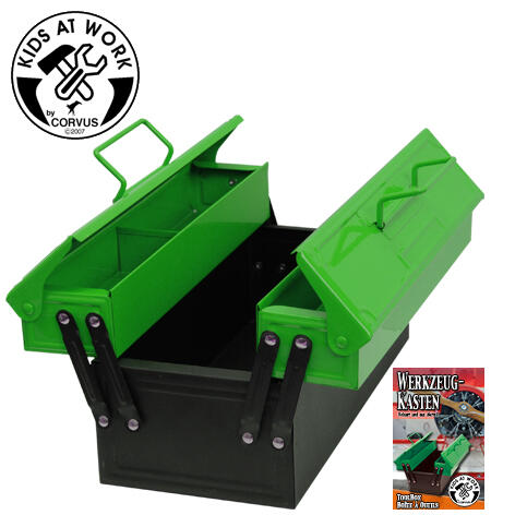 Corvus - Werkzeugkasten grün/schwarz