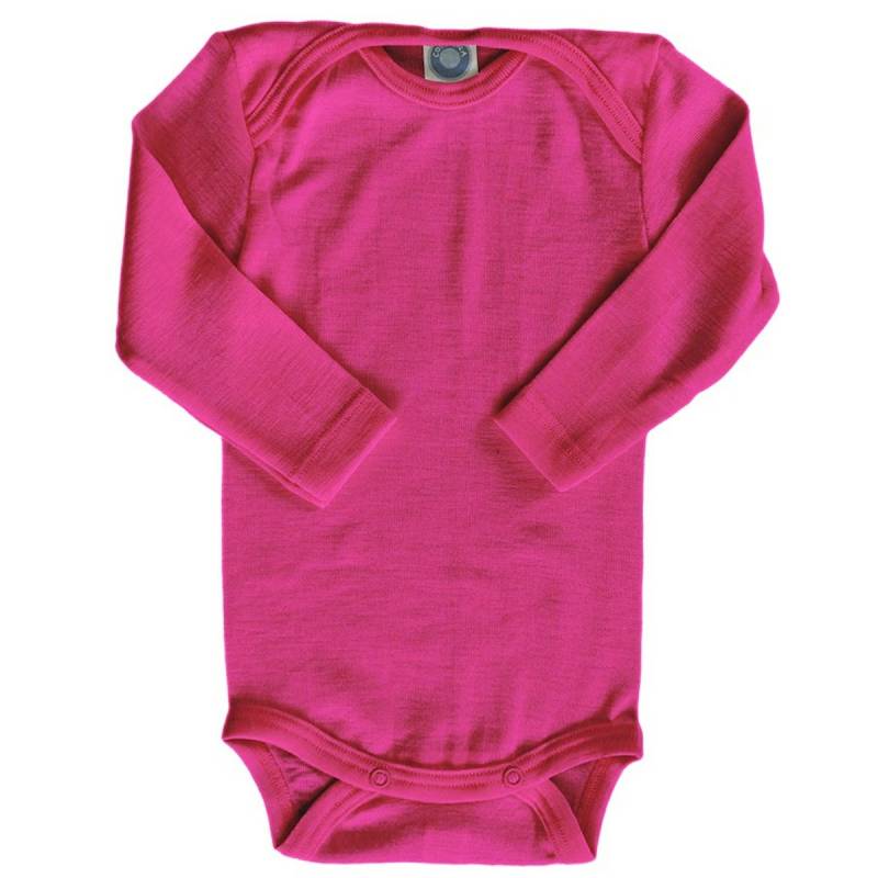 Cosilana atmungsaktiver Body Wolle Seide pink 86/92
