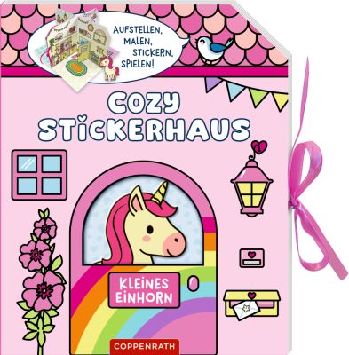 Cozy Stickerhaus - Kleines Einhorn Cozy Stickerhaus - Kleines Einhorn