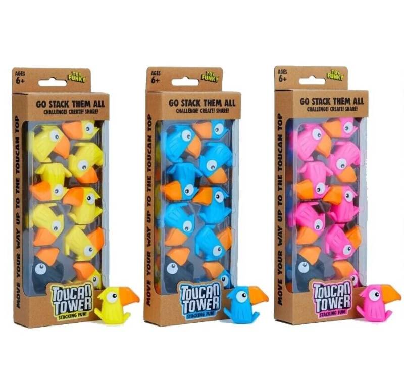 Crazy Three - ToucanTower Stapelspiel Tukan