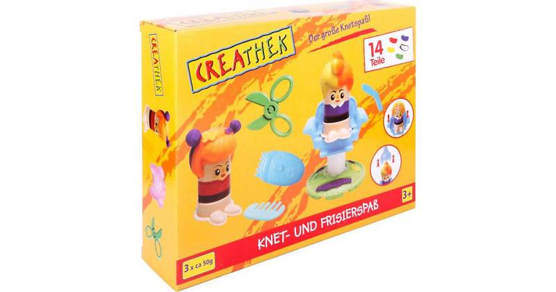 Creathek Creative Fun Knet- und Frisierspaß, 14 Teile mehrfarbig