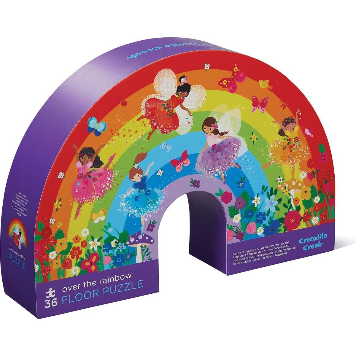 Crocodile Creek - Bodenpuzzle Über dem Regenbogen, 36 Teile