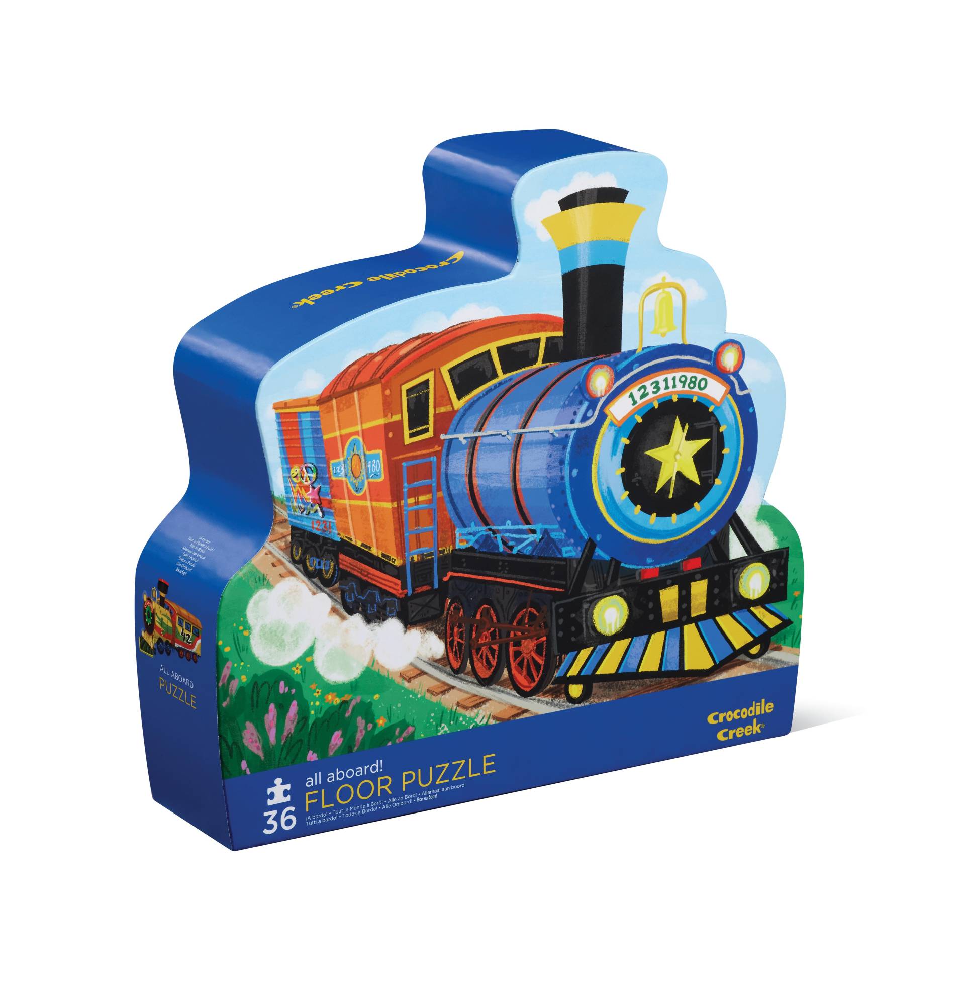 Crocodile Creek - CROCODILE Bodenpuzzle 36 Teile: Unterwegs