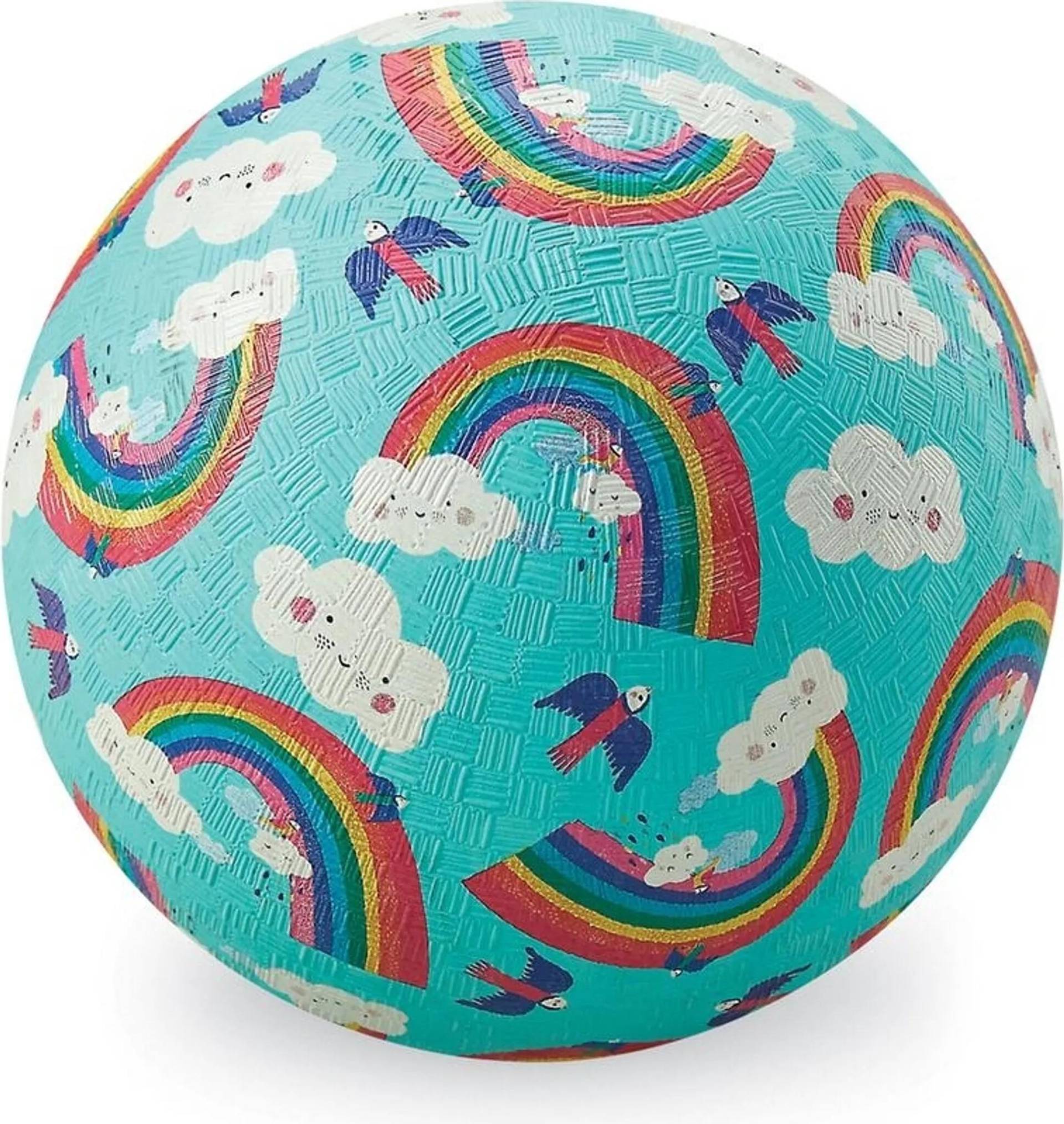 Crocodile Creek - Naturkautschuk Ball Regenbogen 18cm