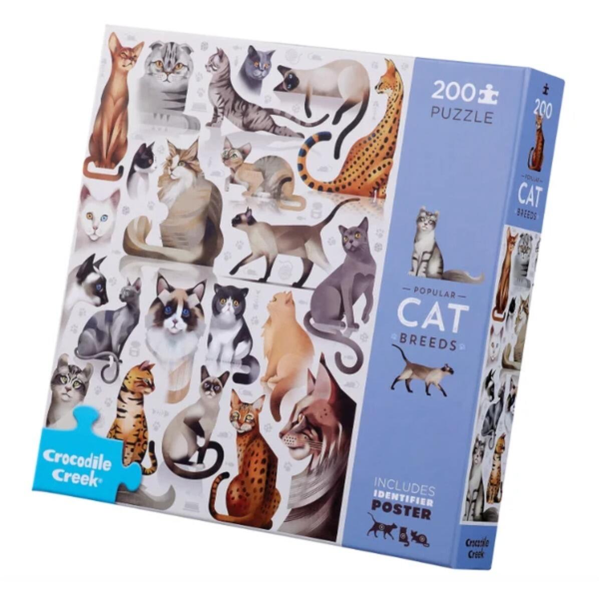 Crocodile Creek - Puzzle Katzen, 200 Teile