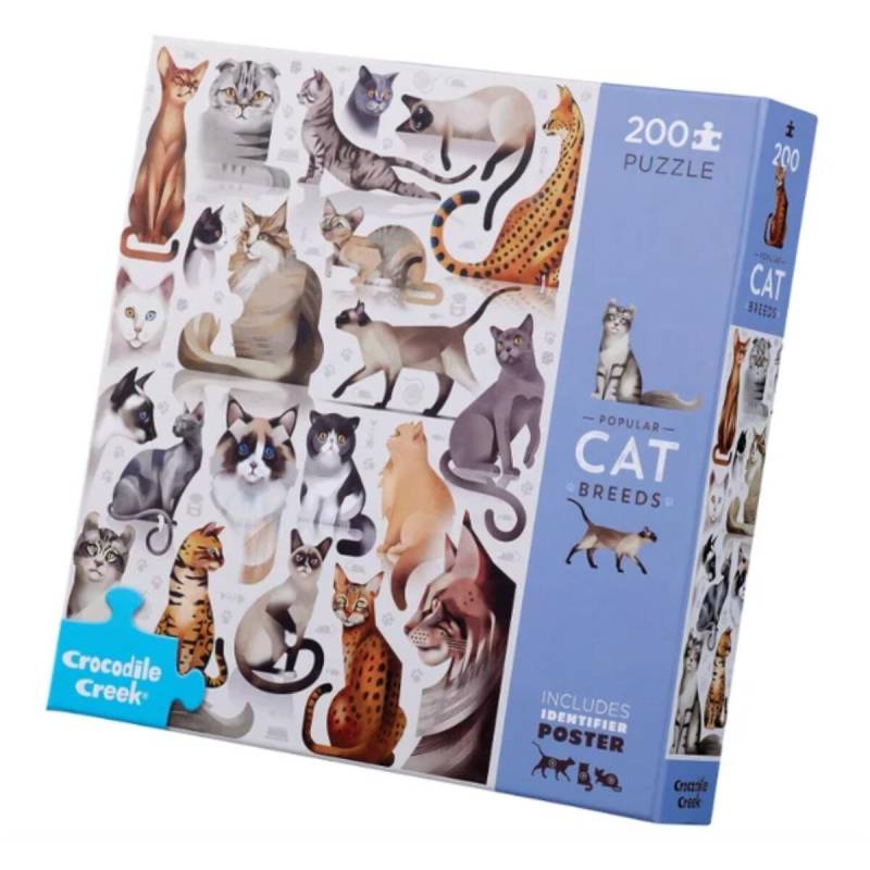 Crocodile Creek - Puzzle Katzen, 200 Teile Crocodile Creek - Puzzle Katzen, 200 Teile