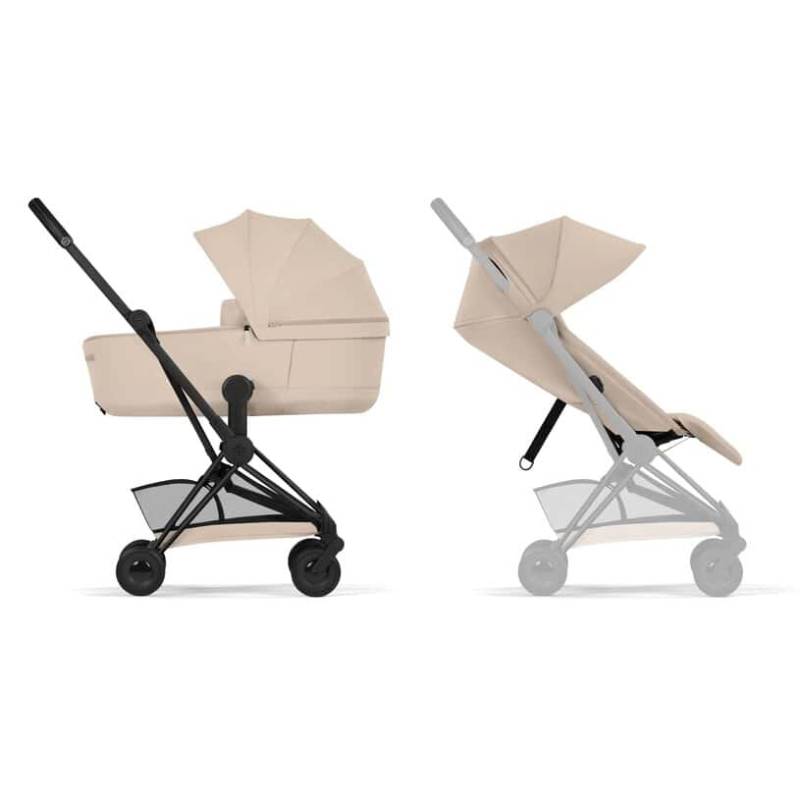 Cybex Coya Komfort Kombikinderwagen Matt Black Cozy Beige Cybex Coya Komfort Kombikinderwagen Matt Black Cozy Beige