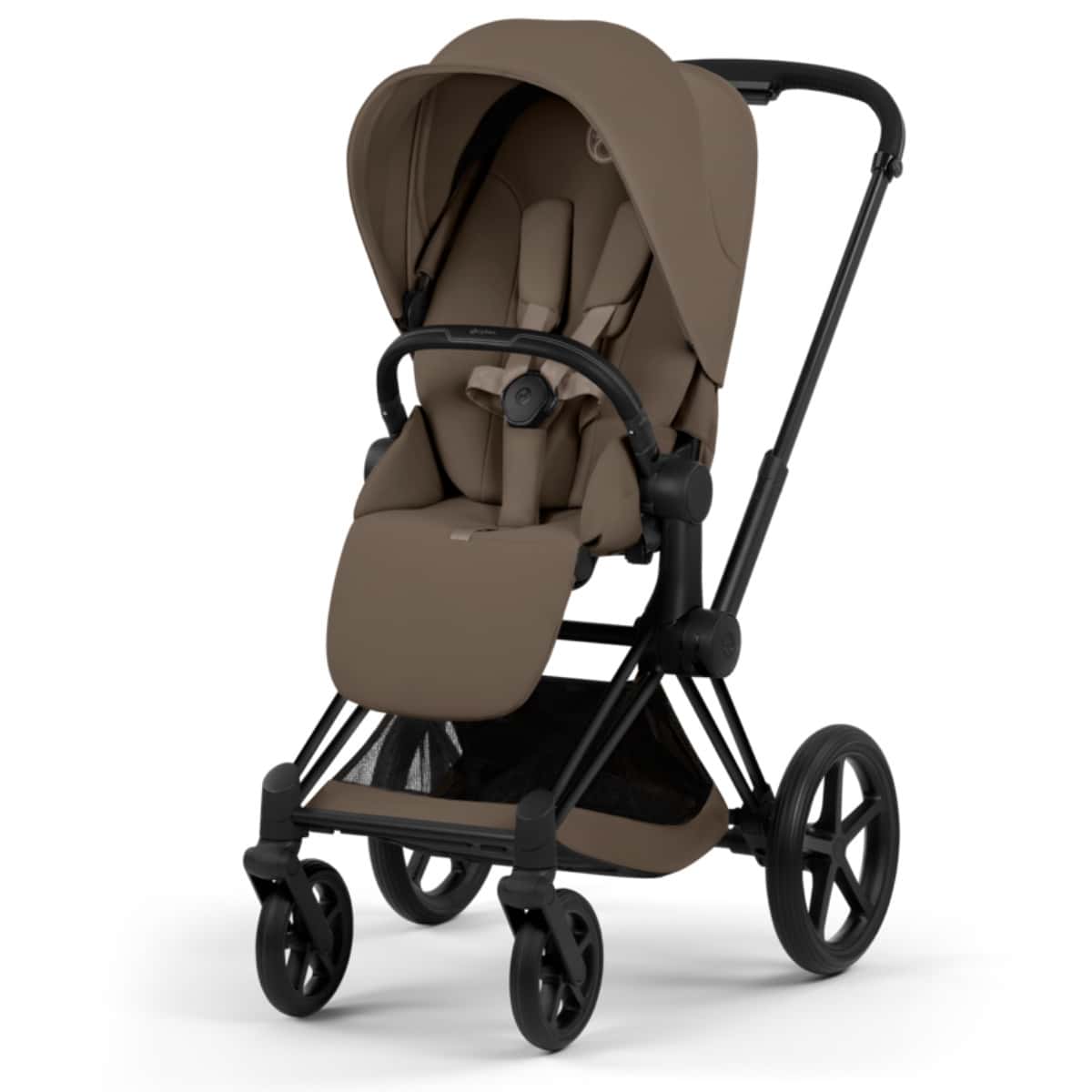 Cybex Priam Sportwagen Style Kollektion Matt Black / Coconut Brown