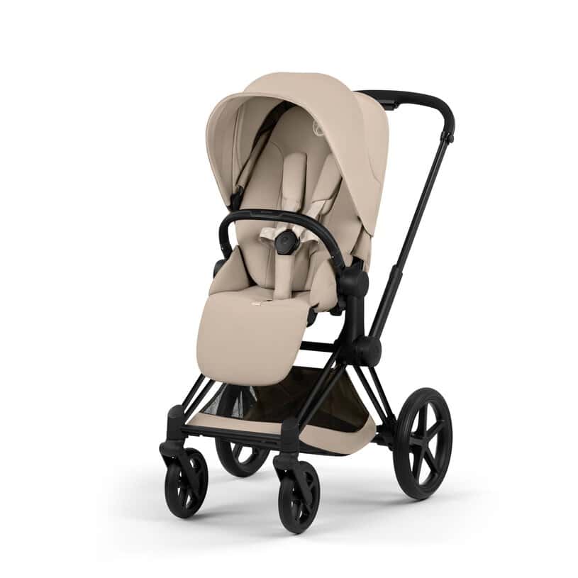 Cybex Priam Sportwagen Style Kollektion Matt Black / Cozy Beige
