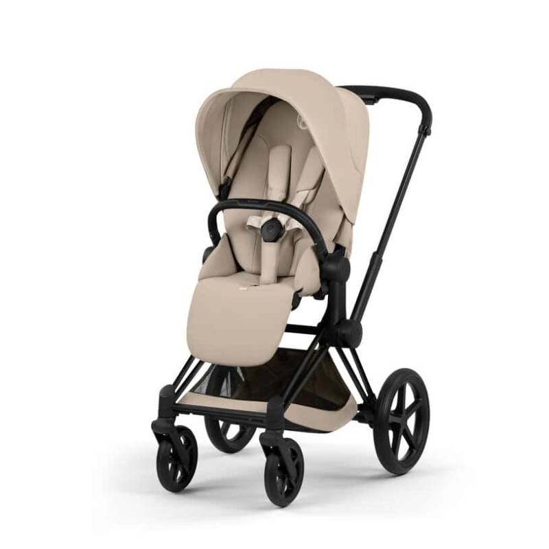 Cybex Priam Sportwagen Style Kollektion Matt Black / Cozy Beige Cybex Priam Sportwagen Style Kollektion Matt Black / Cozy Beige