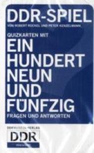 DDR-Spiel Quizkarten mit 162 Fragen und Antworten