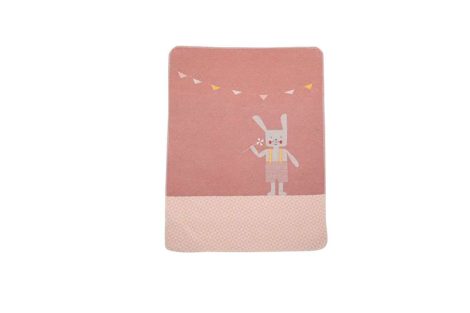 DF David Fussenegger - Babydecke Juwel Hase rosa