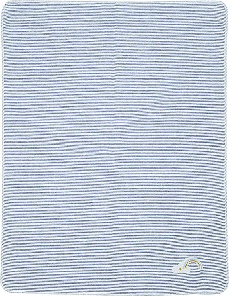 DF David Fussenegger - Babydecke Regenbogen blau