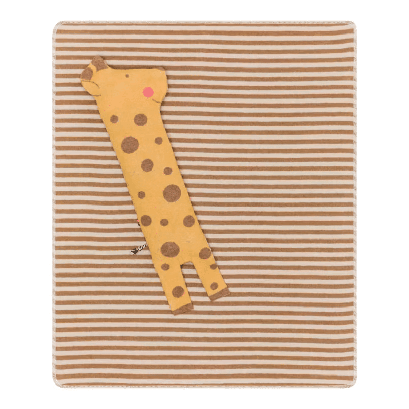 DF David Fussenegger - Decke 70x90 Juwel Giraffe gold - in der Puppe