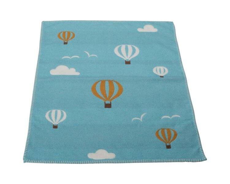 DF David Fussenegger - FUSSENEGGER FINN Kinderdecke Babydecke Stick Ballons jade 65/90