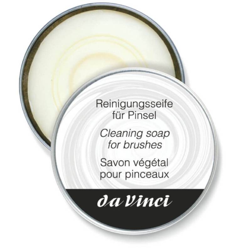 Da Vinci Reinigungsseife für Pinsel, 85 g in Blechdose