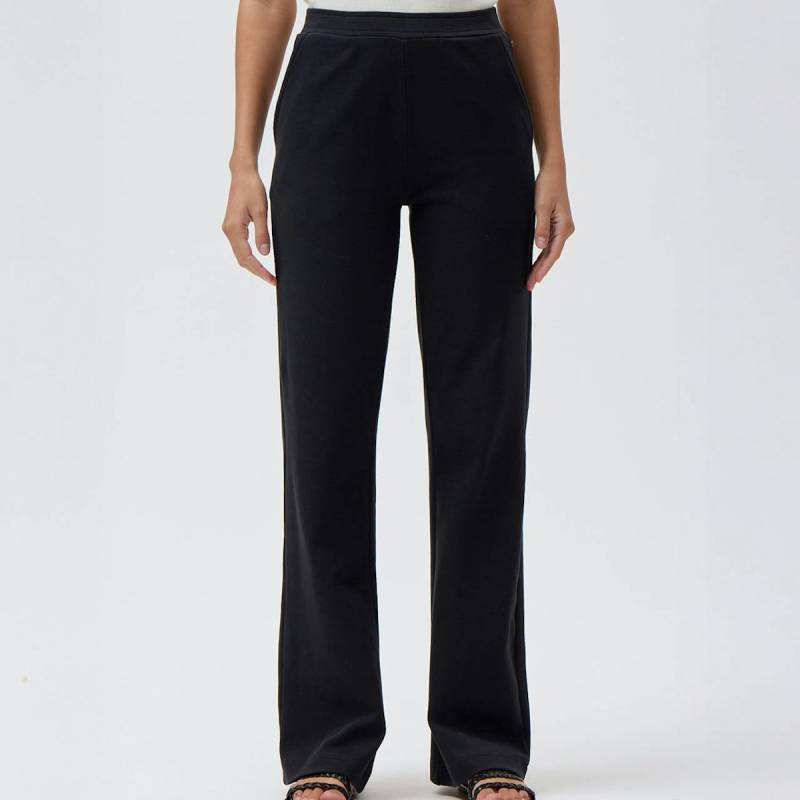 Damen Interlock-Hose Slim fit schwarz XL