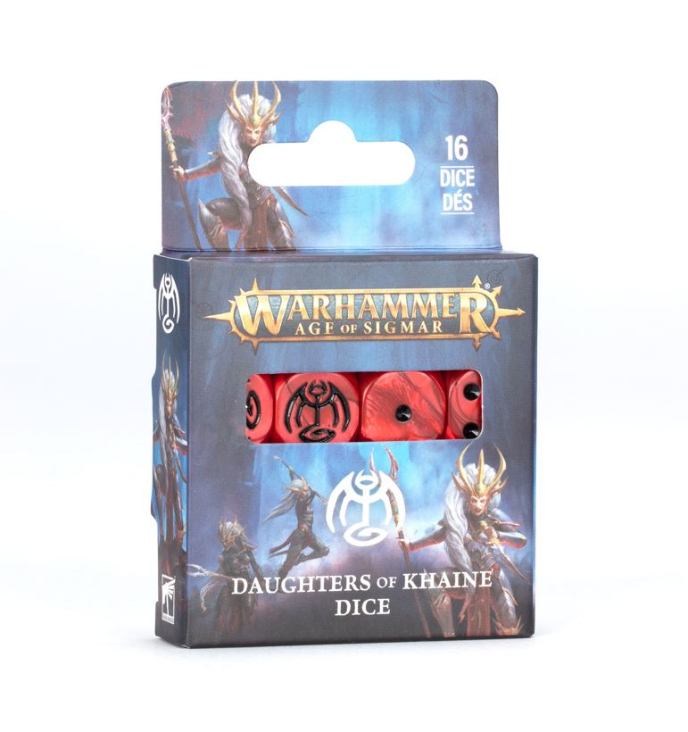 Daughters of Khaine Dice Set 16 Würfel Games Workshop Warhammer Würfel AoS
