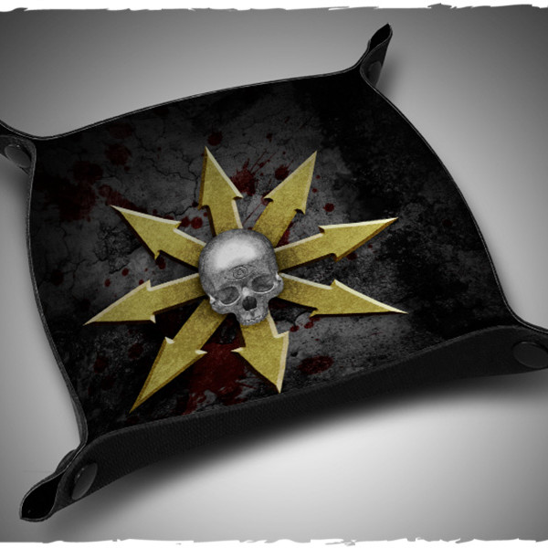 Deep Cut Studio Dice Tray Chaos mousepad Würfel Tablet Würfelschale weich star