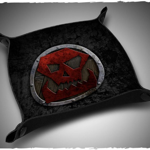 Deep Cut Studio Dice Tray Orc mousepad Würfel Tablet Würfelschale weich Orks