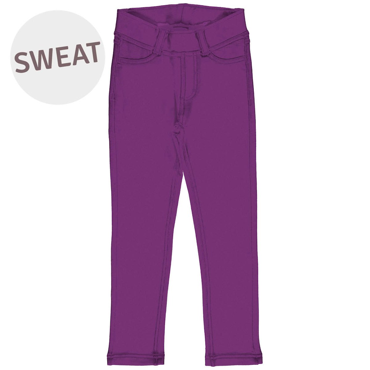 Dehnbare Treggings lila 98/104