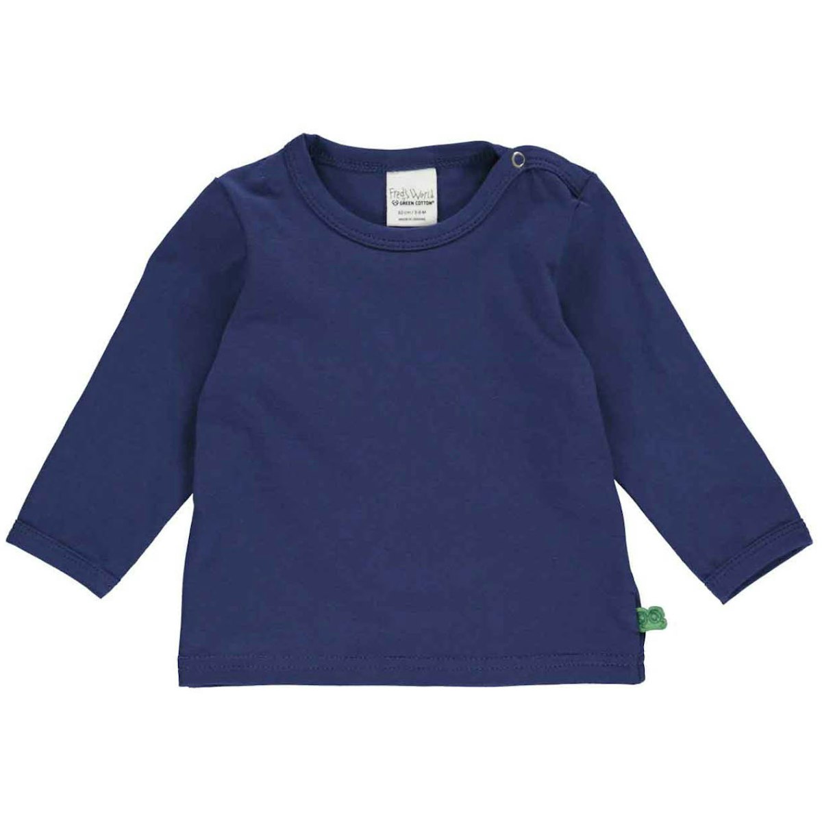 Dehnbares Basic Langarmshirt marine 80