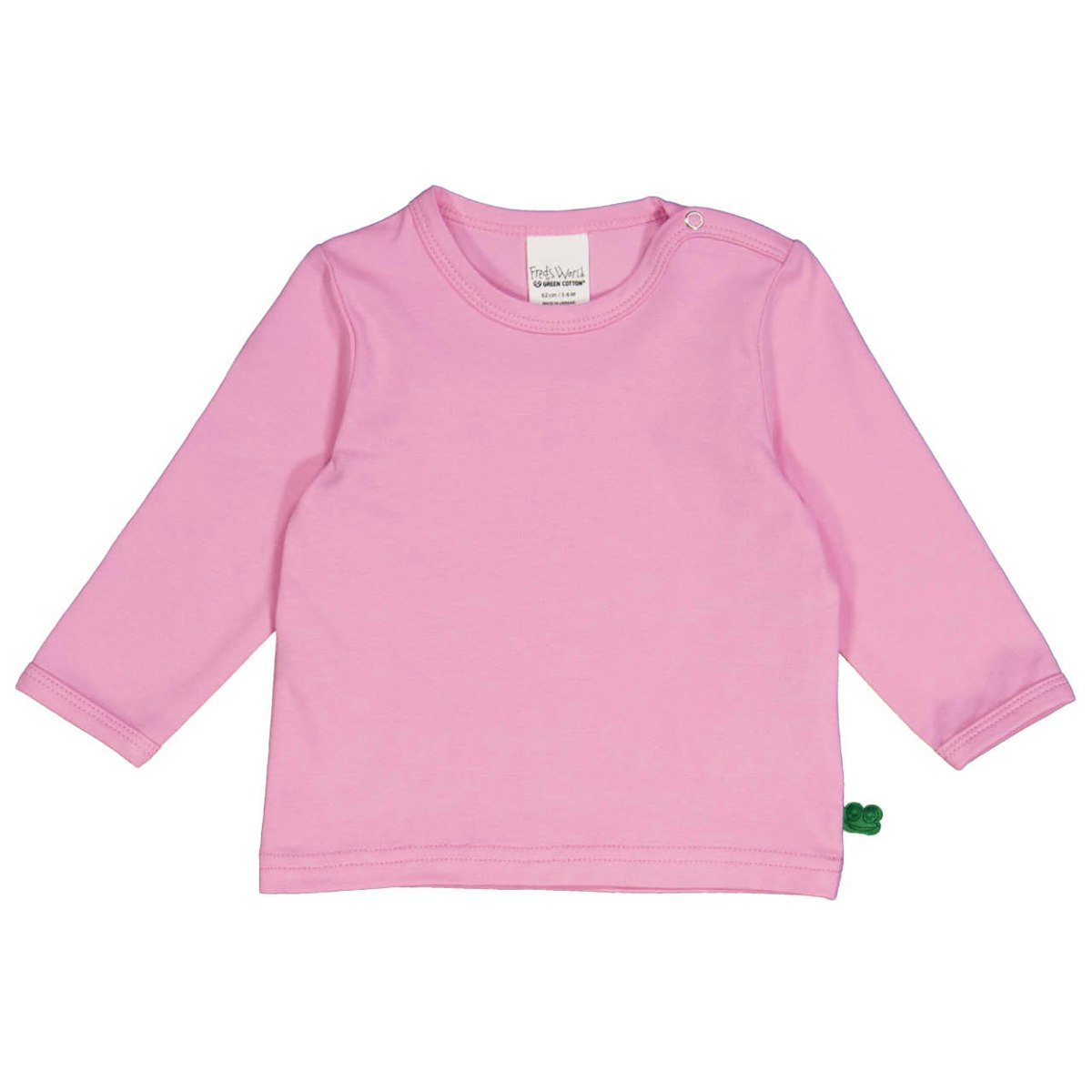 Dehnbares Basic Langarmshirt rosa 98