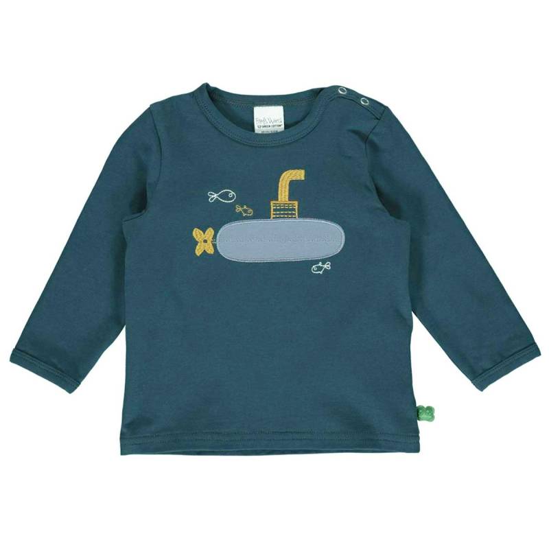 Dehnbares Langarmshirt U-Boot navy 74