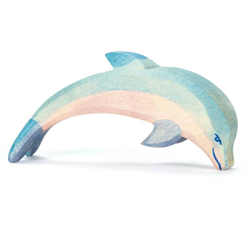 Delfin Kopf tief Holzfigur 4,5 cm