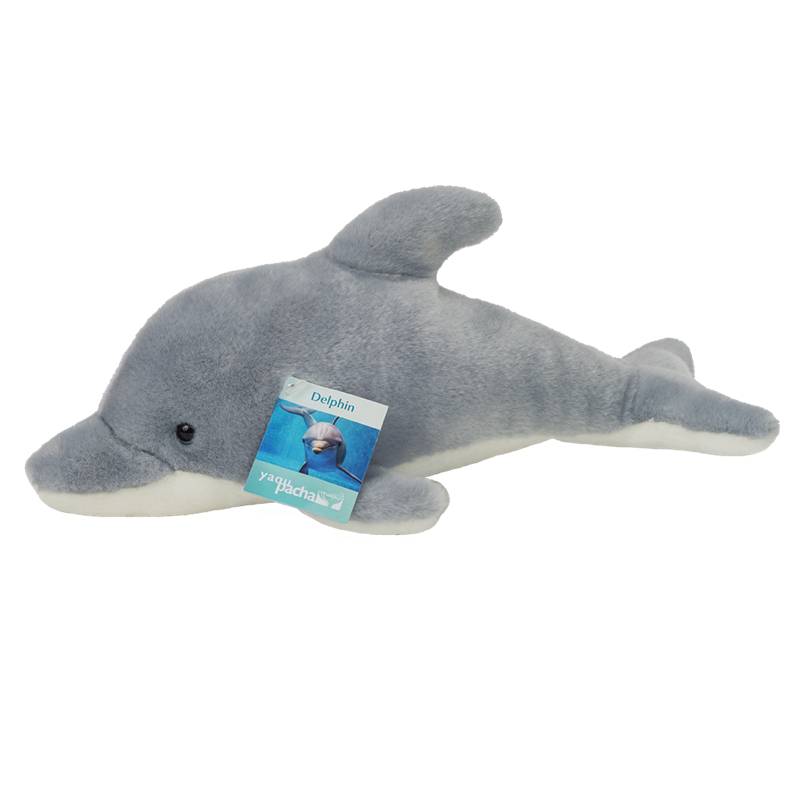 Delfin Kuscheltier grau-blau handgefertigt 35x16x11cm Kuscheltiere Delfin Kuscheltier grau-blau handgefertigt 35x16x11cm Kuscheltiere