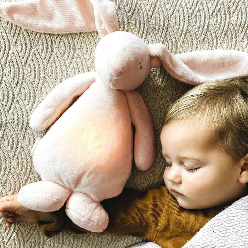 Der Summhase mit Lampe puder aus Baumwolle und Polyester