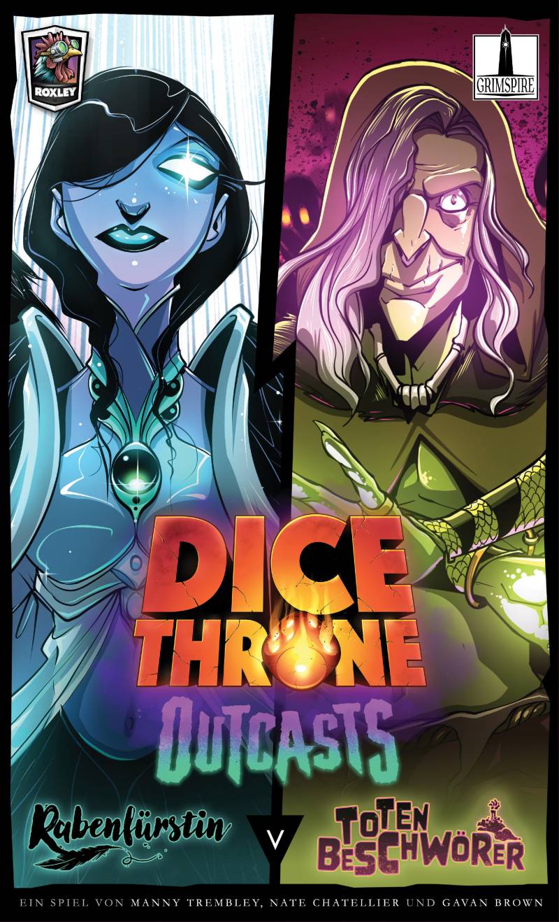 Dice Throne Outcasts: Necromancer vs. Raveness