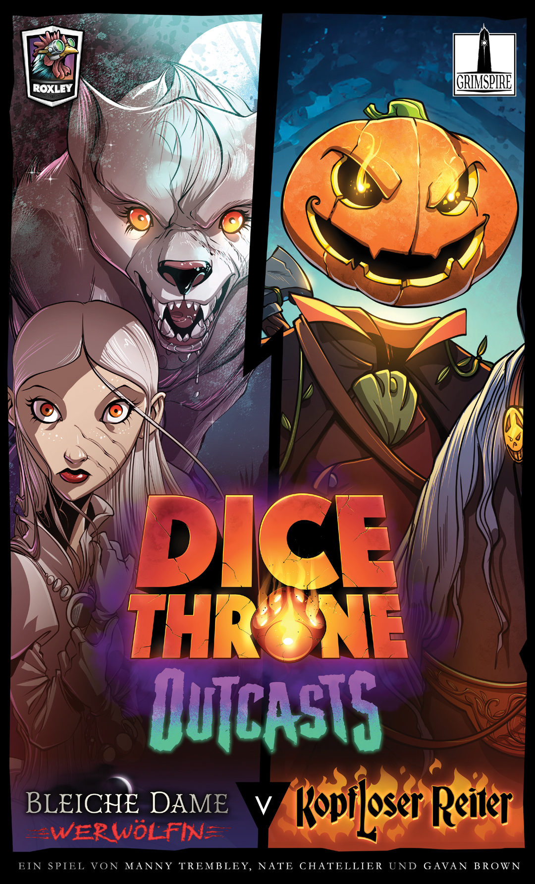 Dice Throne Outcasts: Pale Lady vs. Headless Horseman