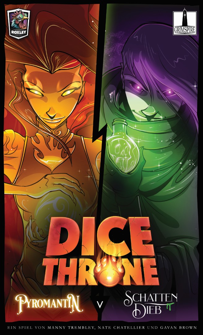 Dice Throne: Pyromantin vs. Schattendieb