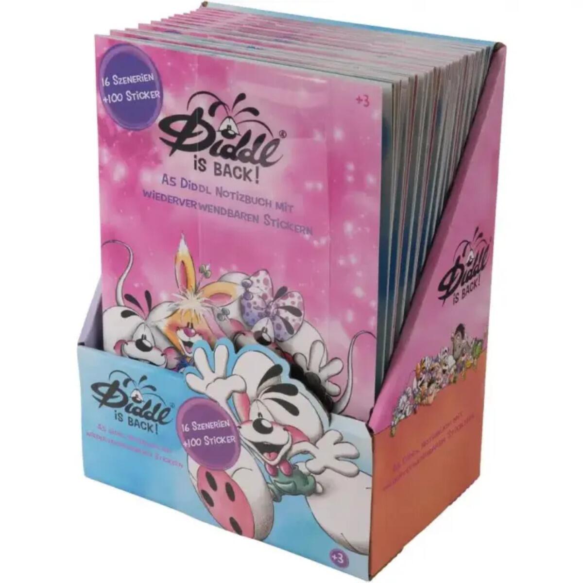 Diddl - Diddl Stickerheft mit wiederverwendbaren Stickern Diddl - Diddl Stickerheft mit wiederverwendbaren Stickern