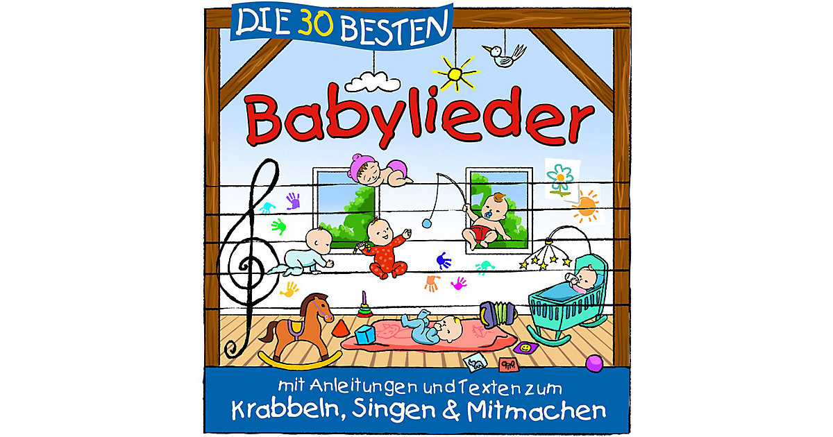 Die 30 besten Babylieder, Audio-CD Hörbuch von Universal