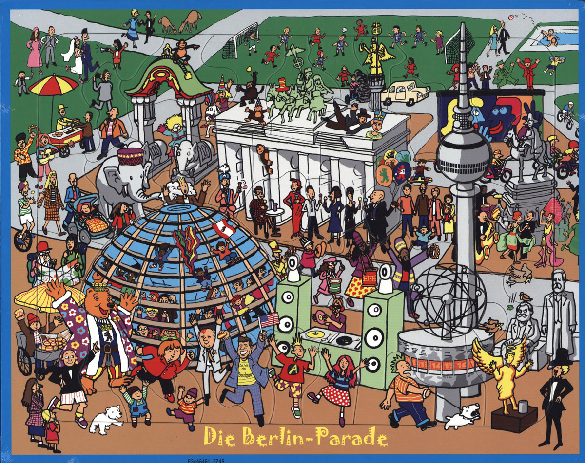 Die Berlin-Parade - Rahmenpuzzle
