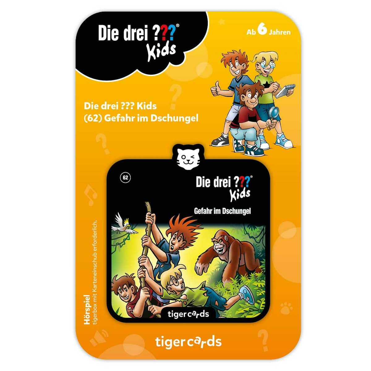Die drei ??? Kids - Gefahr im Dschungel als Tigercard
