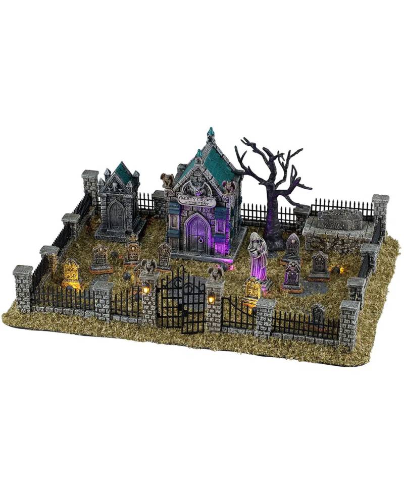 Die neblige Gruft Friedhof Set - Lemax Spooky Town Die neblige Gruft Friedhof Set - Lemax Spooky Town