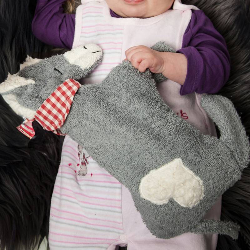 Dinkel-Wärmekissen Esel 35x23 cm