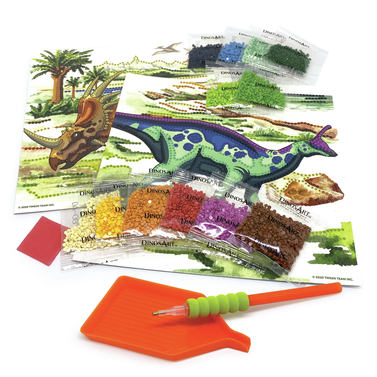 Dinos Art - Dino Steine nach Zahlen